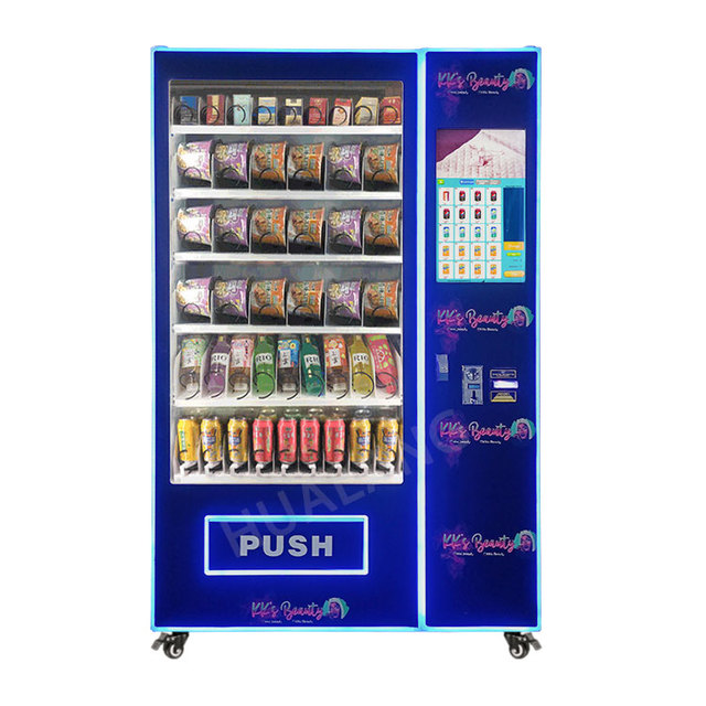 24/7 Unattended Indoor Smart Vending Machine Soda & Beverage Vending Machine with Multi-payment Options