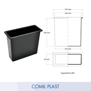 COMIL PLAST, Marca Italiana, Personalización, Estilo Europeo, Florero de Acero Inoxidable para Tumba, Inserto para Mausoléo Religioso para Adultos - Product Image 5