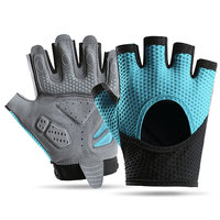 Gants de sport demi-doigts antidérapants souples pour hommes et femmes, idéaux pour la musculation, la gym, la cyclisme en extérieur et les activités sportives sans doigts