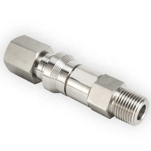 Thiết Bị Khớp Nối Nhanh Trong Phụ Kiện Ống Phụ Tùng Thủy Lực Thép Không Gỉ Áp Suất Cao 3000 PSI NPT Male Ends Adapter - Product Image 1