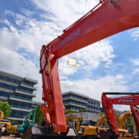 Excavatrice d'occasion Hitachi ZX240 24 tonnes, performances stables, Hitachi ZX200 ZX210 ZX300, état de fonctionnement complet et prête à la vente