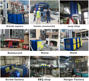 Élimination de <span class=keywords><strong>l</strong></span>'odeur de fumée de cuisson de <span class=keywords><strong>l</strong></span>'utilisation commerciale de la cuisine Purificateur de fumée de précipitateur électrostatique 30000CMH Ecology Unit - Product Image 6