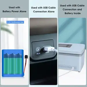 Mini Insulin Refrigerator Box Portable Car Fridge 0-18 Degrees Cold Storage Box With LED Display For Travel
