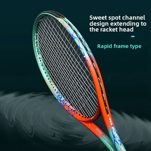Raquettes de tennis de compétition pour adultes en carbone intégral, haute performance, unisexe, entraînement professionnel, raquettes de tennis individuelles extra dures, grip G2 - Product Image 2