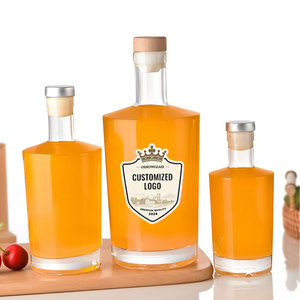 19 anni all'ingrosso chiaro classico vuoto <span class=keywords><strong>Vodka</strong></span> Tequila liquore di vetro bottiglia di Gin con sughero - Product Image 5