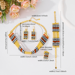 Conjunto de Collar de Monedas de Cuatro Piezas, Estilo Dubái, Alta Calidad, Elegante, Accesorios de Boda, Moda para Chicas, Vacaciones, Hogar - Product Image 2