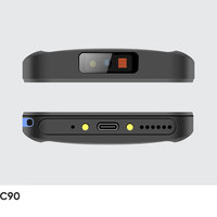 Chainway C90 PDA محمول باليد أندرويد ثماني النواة كمبيوتر محمول 1D/2D QR ماسح باركود 47 MHz NFC قارئ RFID IP68 wi-fi 4G