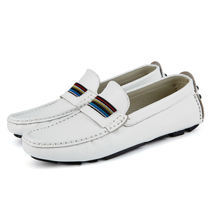 รองเท้าขับรถหนังแท้แบบสวมสำหรับผู้ชาย รองเท้าโลฟเฟอร์ใส่สบาย - Product Image 6