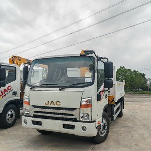 รถบรรทุกดั๊มพ์ JAC 6 ล้อ ติดตั้งเครนบูม 3.2 ตัน รถเครนเคลื่อนที่สำหรับยกสินค้า - Product Image 3