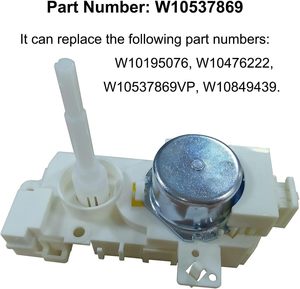 Moteur de déviateur pour <span class=keywords><strong>lave</strong></span>-<span class=keywords><strong>vaisselle</strong></span> électrique W10537869, pièces de rechange pour <span class=keywords><strong>lave</strong></span>-<span class=keywords><strong>vaisselle</strong></span> <span class=keywords><strong>Whirlpool</strong></span>, garantie 1 an, numéros de pièces W10195076 - Product Image 3