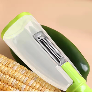 野菜フルーツピーラー2 in 1収納ボックス付き便利なポテトキャロットおろしっこ皮むきカッタークッキングアクセサリーキッチンガジェット - Product Image 4