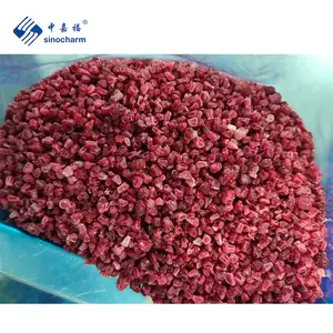 Sinocharm HACCP Frozen Fruits New Crop Frozen Raspberry fabbricazione prezzo all'ingrosso 10kg IQF Raspberry Crumble
