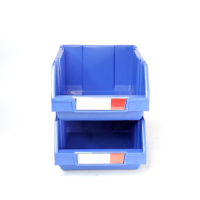 Bac de rangement en plastique empilable de forme rectangulaire, injection pour pharmacie médicale, poste d'infirmière, hôpital, stockage de médicaments
