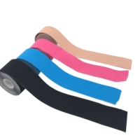 Bande de kinésiologie en coton 5cm*5m, hautement élastique, pour le soutien musculaire et des articulations, sans latex, pour le sport et le fitness