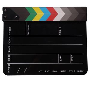 Populaire Clapboard de cinéma en bois et acrylique 30*24CM pour la photographie - Product Image 2