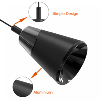 Spot à suspension réglable anti-éblouissement monté en surface pour magasin et maison d'hôtel au design moderne plafonnier LED
