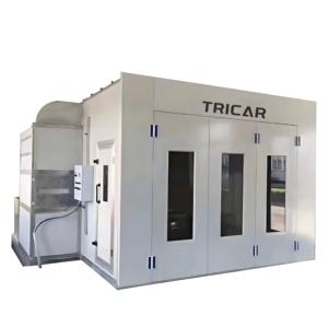 Tricar Basic Customizable Auto <strong>Paint</strong> LED Furnace Spray Booth High-Performance Best <strong>Paint</strong> Room for Autos Cars Unique Heating CE