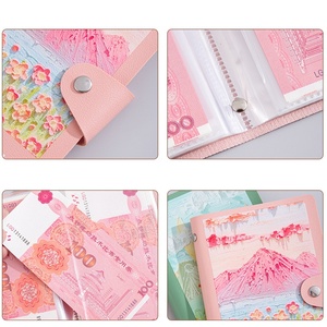 Gran Oferta: Libro de Ahorros de Cuero Suave con Diseño de Pintura al Óleo, Organizador de Efectivo, Clip para Billetes, Libro de Ahorros de Billetes, Libro de Contabilidad y Finanzas - Product Image 3