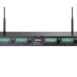 MIPRO Customized OEM ODM UHF Quad <b>Receiver</b> With 24MHz Narrowband Antenna Diversity For Professional Education Audio System - Product Image 1