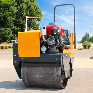Cheap Road <strong>Roller</strong> For Asphalt Compaction Double Drum Mini Vibratory Road <strong>Roller</strong> 700kg - Product Image 1