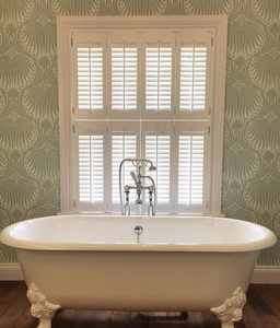 Obturateur en PVC étanche Louvre intérieur Volets horizontaux californiens préfabriqués Stores pour fenêtre - Product Image 2