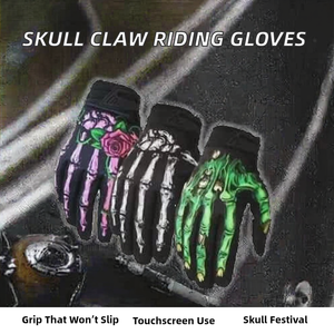 ขายตรงจากโรงงาน หน้าจอสัมผัส ระบายอากาศได้ดี ลายกุหลาบ ลายกรงเล็บผี สำหรับกิจกรรมกลางแจ้ง กันลื่น ใช้ได้กับมอเตอร์ไซค์ จักรยาน สกี - Product Image 2