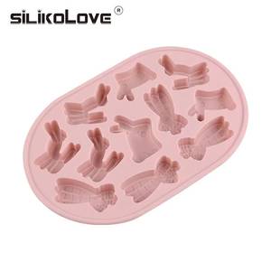 MUYULINS Factory Easter 11-Cavity Rabbit Carrot Shaped LFGB Non-Stick BPA-Free <b>Silicone</b> Cake Decorating Mold - Product Image 2