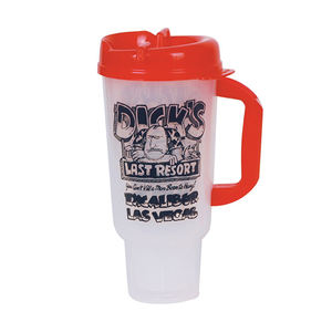 Taza de Viaje de Plástico de Doble Pared con Aislamiento de 32 Onzas, con Tapa y Pajita - Product Image 6