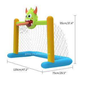 Jouets de sport de plein air en PVC 2 en 1, jeu de <span class=keywords><strong>tir</strong></span> <span class=keywords><strong>au</strong></span> ballon, jouets pour enfants, monstre de dessin animé, <span class=keywords><strong>but</strong></span> de football, ensemble de paniers de basket-ball gonflables - Product Image 3