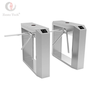 Portillon pivotant en acier inoxydable de haute qualité avec lecteur de carte RFID, système de contrôle d'accès intelligent pour écoles, usines et bureaux