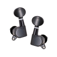 Guitar String Tuning Pegs Tuning Machines Sealed Machine Heads Tuning Keys Oval Button 6 Right for Electric Guitar