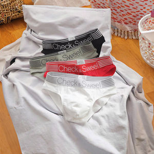 Men's <b>Loose</b> Comfortable Triangular-shaped <b>Boxer</b> <b>Shorts</b> with No Seams Breathable Knitted Fabric Anti-Bacterial Waist Logo Adult - Product Image 3