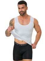 Nouveauté 2026 Débardeur Amincissant pour Hommes, Extensible dans 4 Directions, Respirant, en Tissu Tricoté Rafraîchissant, Sous-vêtement Sculptant