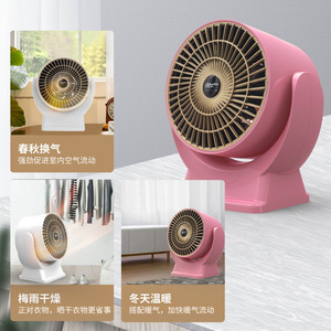 Mini Electric <b>Heater</b> Desktop <b>Small</b> <b>Heater</b> Office Heating Device With Overheat Protection Tipping Power Off Safety Feature - Product Image 2