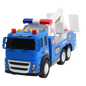 Limon Huiye 2020 toptan 1:12 oyuncak arabalar bebek plastik oyuncak araba yol kurtarma çocuklar için sürtünme kamyonu oyuncak modeli oyuncak arabalar