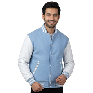 Veste de baseball personnalisée de qualité supérieure pour adultes et jeunes, veste varsity en polaire pour hommes, disponible en plusieurs couleurs - Product Image 1