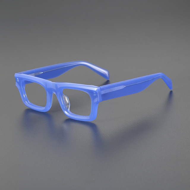 Shenzhen Blue Acetate Large Eyeglass Frames Male and Female Plate Durable and Stylish