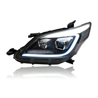 Ensemble de phares avant de voiture pour Toyota Innova 2012-2015, mise à niveau des phares LED, lentille bifocale, clignotant LED, accessoires
