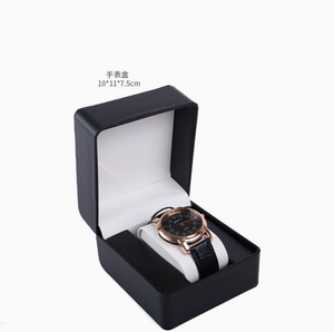 Vente flash - Boîte à montre carrée de haute qualité, écologique, en cuir PU vert, à clapet, pour une seule montre, résistante aux chocs, en velours - Product Image 6