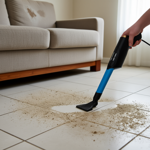 Nettoyeur vapeur portable 1500W, réservoir 1200ML, écran digital, commande par poignée, pour nettoyer la saleté, les carreaux, les sols, les canapés - Product Image 2