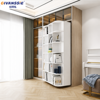 Cama Murphy Vertical Giratoria Multiusos Moderna de Madera que Ahorra Espacio, Mecanismo de Cama Plegable Giratoria Oculta en la Pared