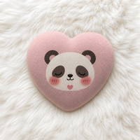 Broche Cœur Métallique Personnalisée Vigreat, Badge en Tôle Recouvert de Tissu Imprimé sur Mesure, Épingle Décorative Adorable, Collection Souvenir