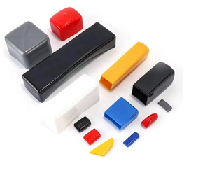 1 "X1" 2x2, 1x2, 5x2,5, 3x3 дюйма Мягкие гибкие виниловые пластиковые резиновые Упаковочные Трубы из медной стали трубы квадратные торцевые колпачки - Product Image 2