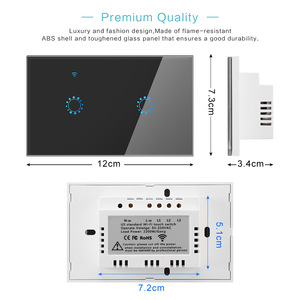 <strong>US</strong> and AU <strong>Standard</strong> Tuya Alexa WiFi Smart <strong>Touch</strong> <strong>Remote</strong> <strong>Control</strong> <strong>Switch</strong> - Product Image 5