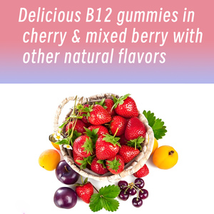 Gomitas de Vitamina B12 a Precio de Mayoreo, Favorecen la Salud del Cerebro, Ayudan a Reducir la Fatiga, Gomitas de Suplemento Multivitamínico - Product Image 2