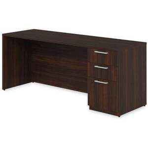 Alera AE1NZK-S2472UF Série Mahogany Seville 72 pouces. X 24 pouces X 29 In. Meuble de bureau HRG Credenza avec piétement droit - Product Image 3
