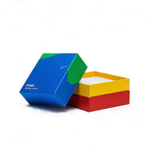 Boîte cadeau cosmétique personnalisée imprimée en couleur avec couvercle, design personnalisé, boîte d'emballage pour bijoux - Product Image 1