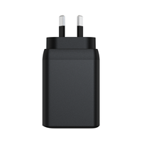 Chargeur rapide USB-C PD 65W avec prise AU 2C1A, adaptateur secteur mural 3 ports avec double Type-C et USB-A pour ordinateur portable, iPhone, iPad, tablette