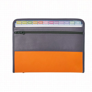 Carpeta de archivos PP <span class=keywords><strong>A4</strong></span> de gran capacidad con 13 bolsillos, caja de archivos de varios colores para material escolar y de oficina - Product Image 6