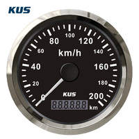 Speedometer Sensor Pulsa 85mm 12/24V Multi Range KM/H untuk Mesin Genset Kapal